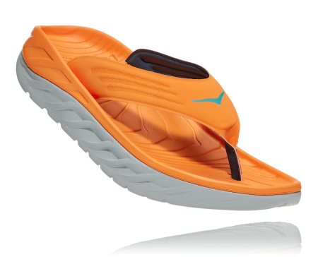 Hoka One One Ora Recovery Flip 2 Moški Čevlji Oranžna / Srebrna SI-729846Y